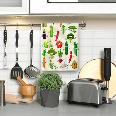 Wovoto set of two towels includes hanging loop for convenient storage