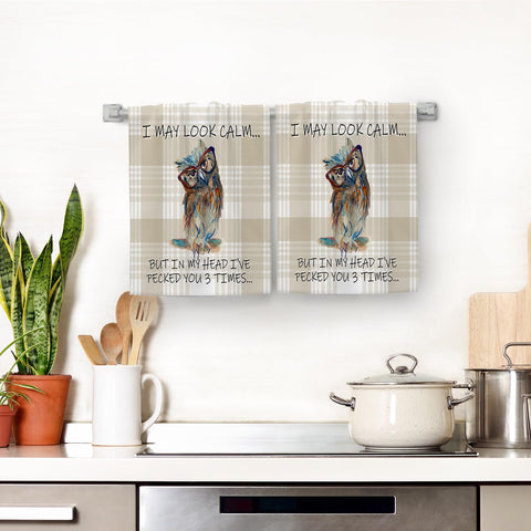 Wovoto owl gift towels, perfect for housewarming and bar setups