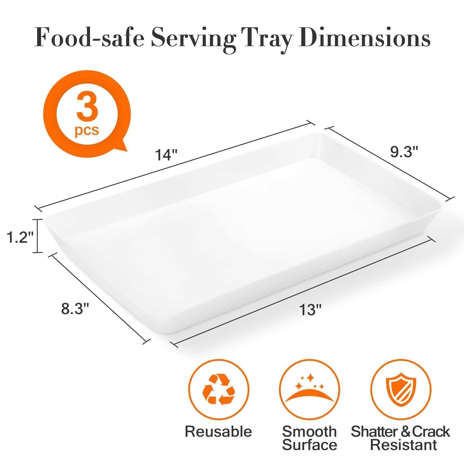 WOWBOX serving tray highlighting crack-resistant, durable construction for daily use