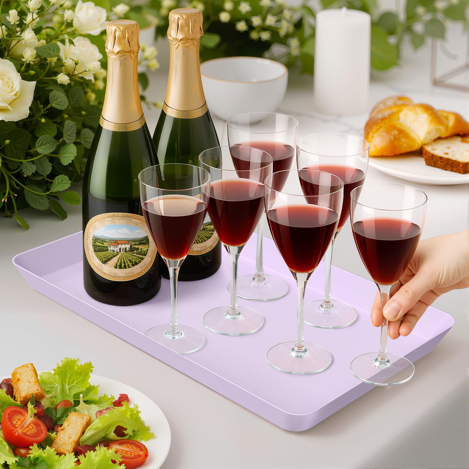 WOWBOX versatile tray for kitchen organization and daily serving tasks.