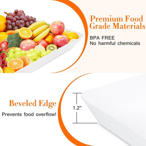 WOWBOX 14-inch snacks tray ideal for gatherings.