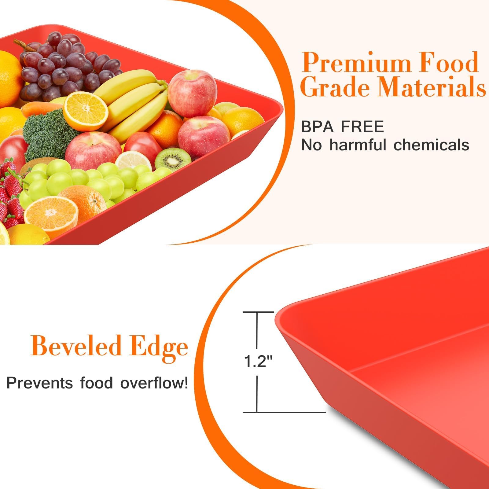 WOWBOX serving tray ideal for entertaining setups and party spreads.