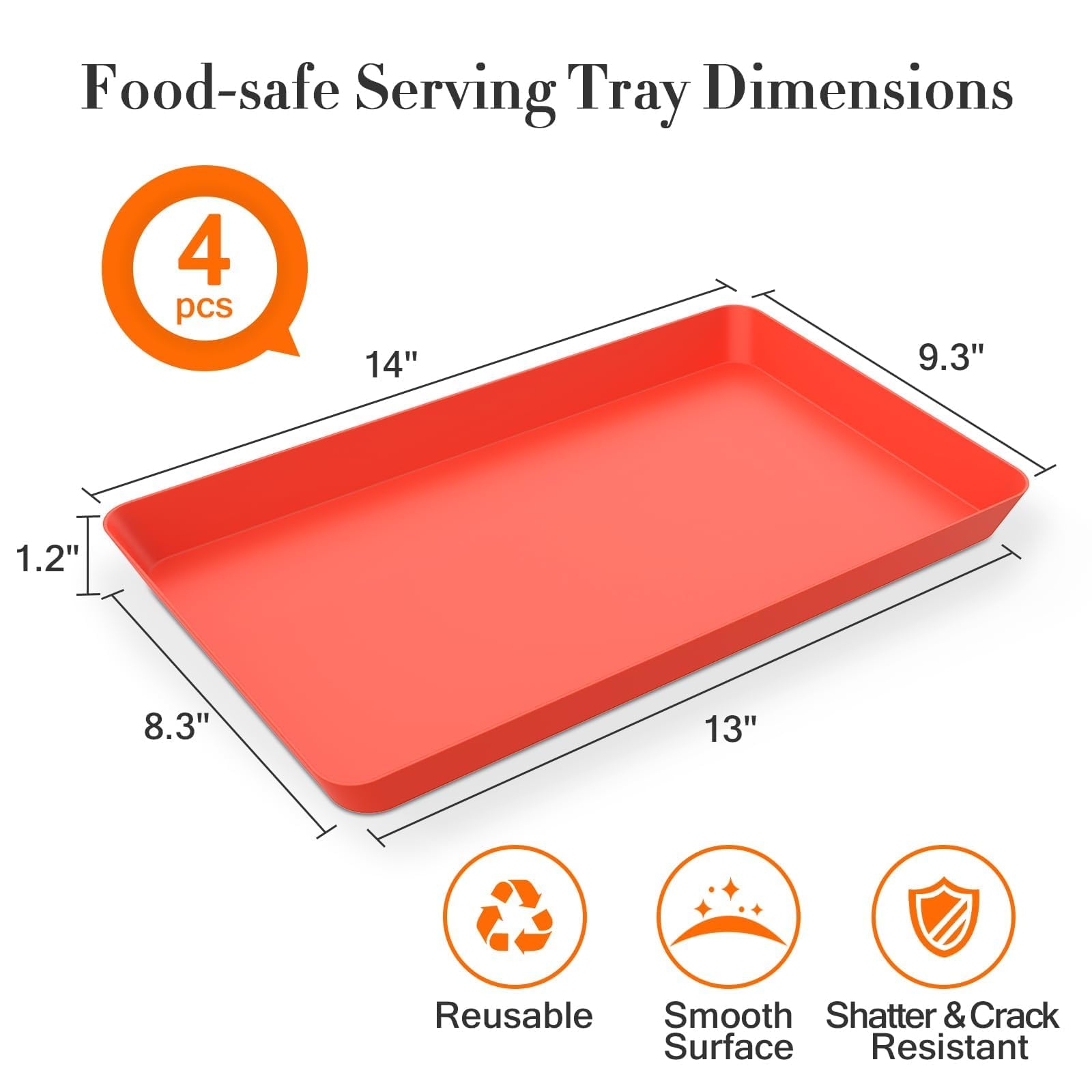 WOWBOX shatter-crack resistant tray proves durable for daily entertaining.