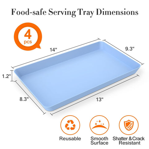 WOWBOX serving trays for fruits and snacks help organize fresh produce