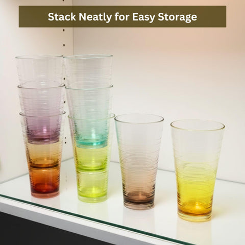 WowProLiv Ombre Tumbler Bran 20oz, festive color option for meals.