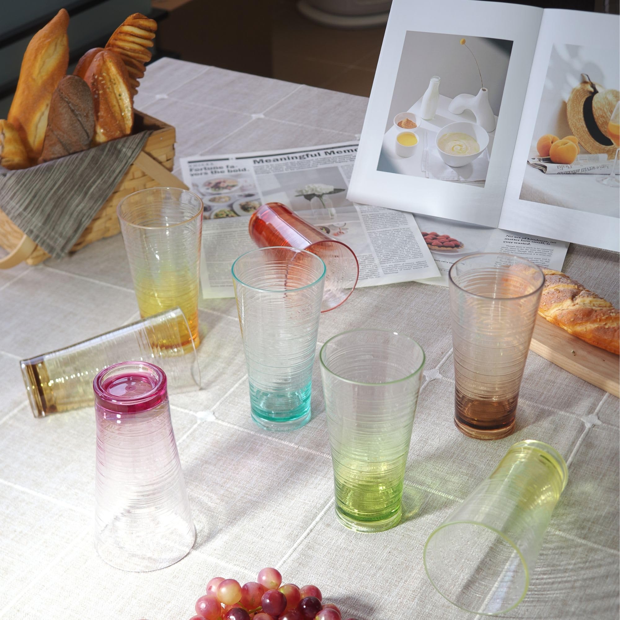 WowProLiv Ombre Tumbler Cocoon 20oz, BPA-free and tasteless for clean flavors.