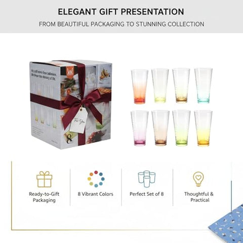 WowProLiv Ombre Tumbler Green 20oz, stylish and shatterproof for everyday meals.