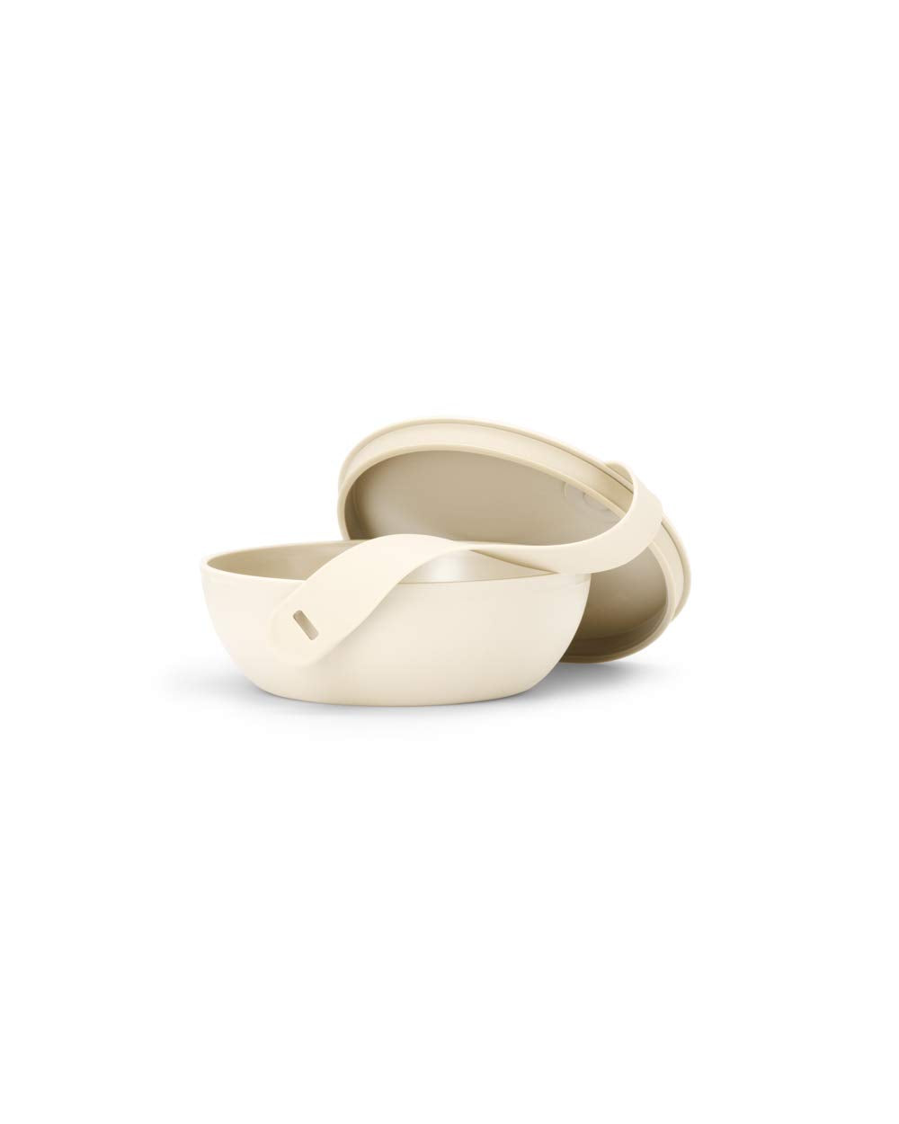 W&P Porter Bowl with cream protective exterior protecting contents during travel