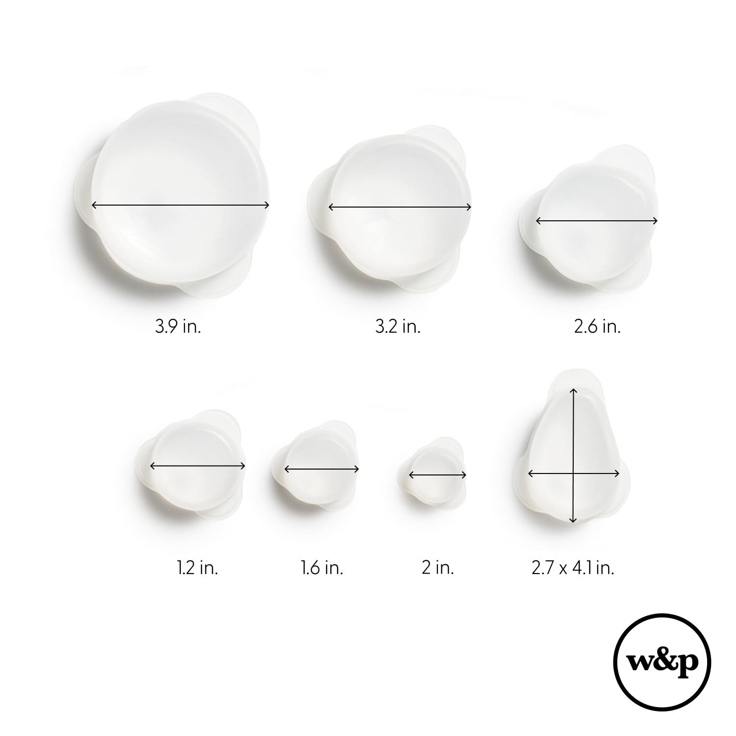 W&P Produce Savers stretch snugly for quick coverage and tidy fridge storage.