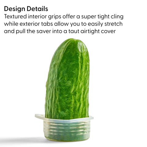 W&P Produce Savers 2.6-inch lid fits larger halves like onions or peppers.