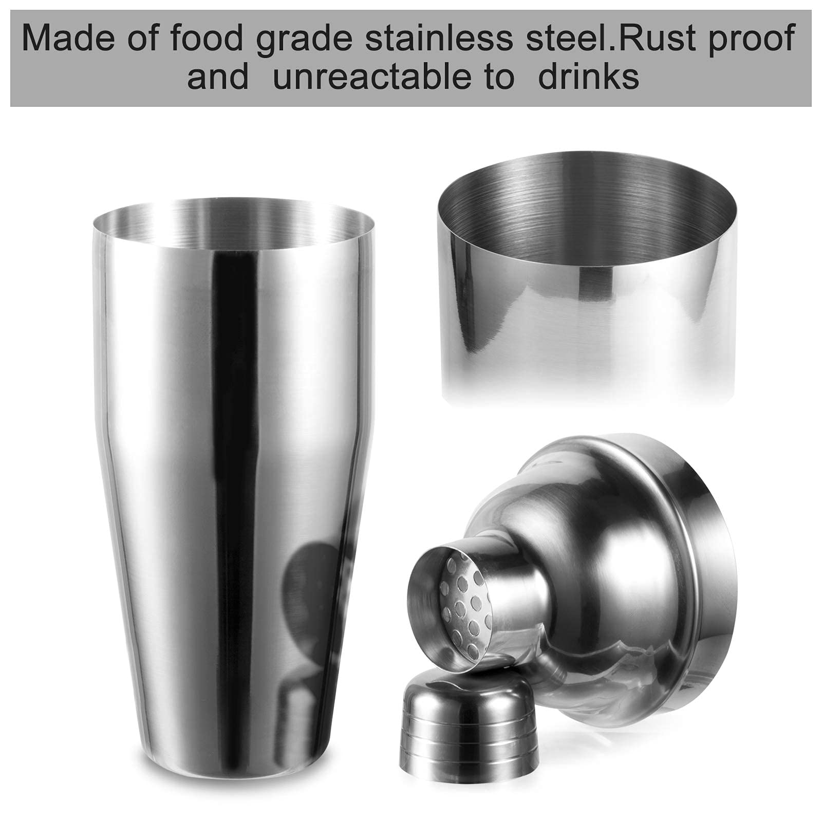 WPHUAW 680ml shaker cap pour spout to prevent leaks