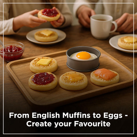Wrenbury Crumpet Rings dishwasher-safe and easy to clean after cooking