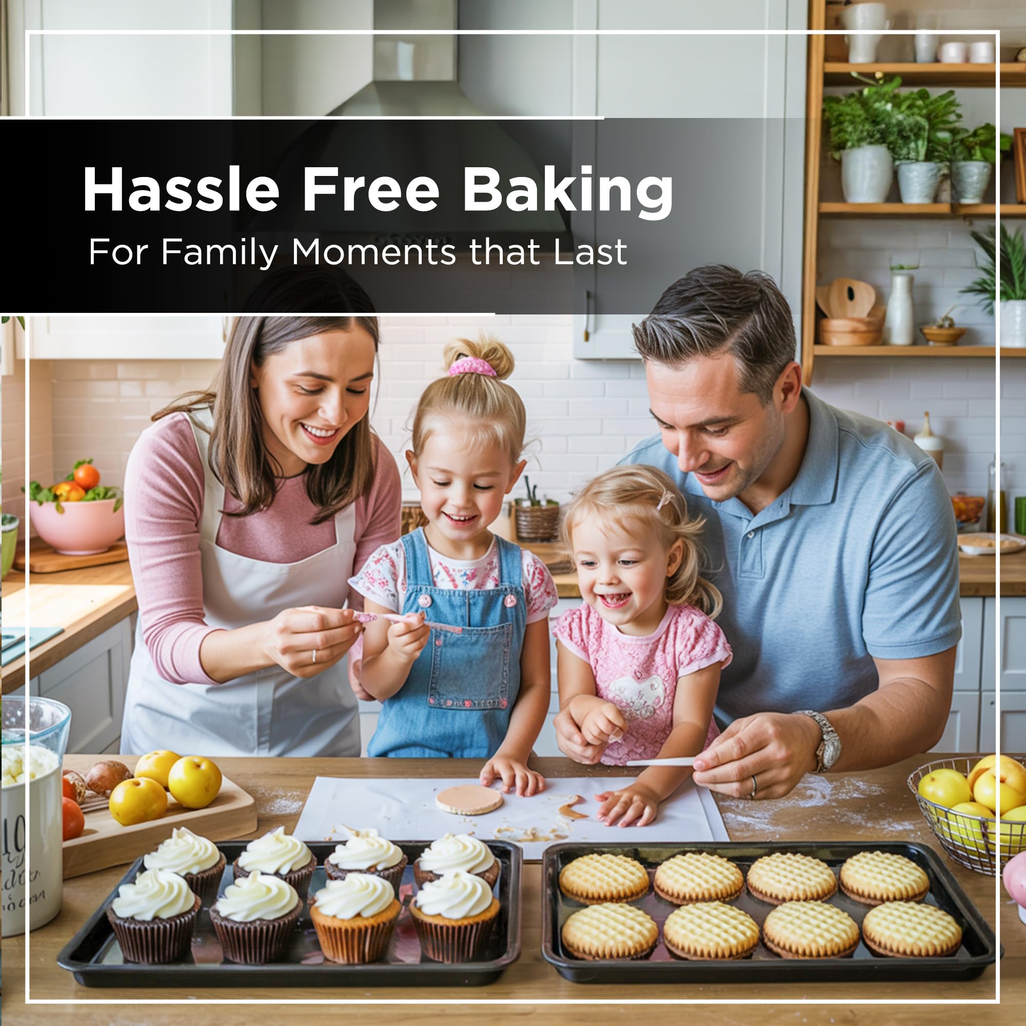 Wrenbury jelly roll pans support easy, consistent batch baking.