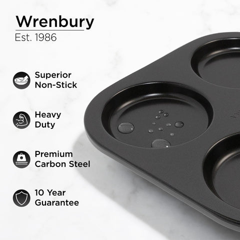 Wrenbury yorkshire pan used for muffin tops and small bakes