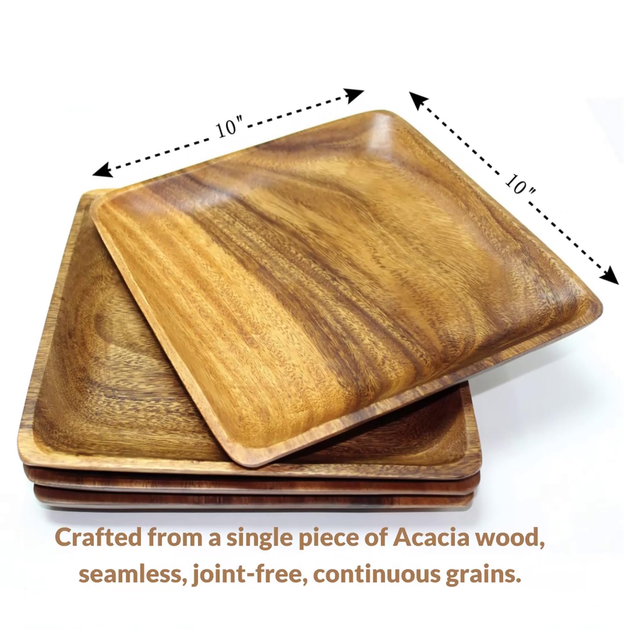 WRIGHTMART wooden plates on BBQ night create rustic table appeal.