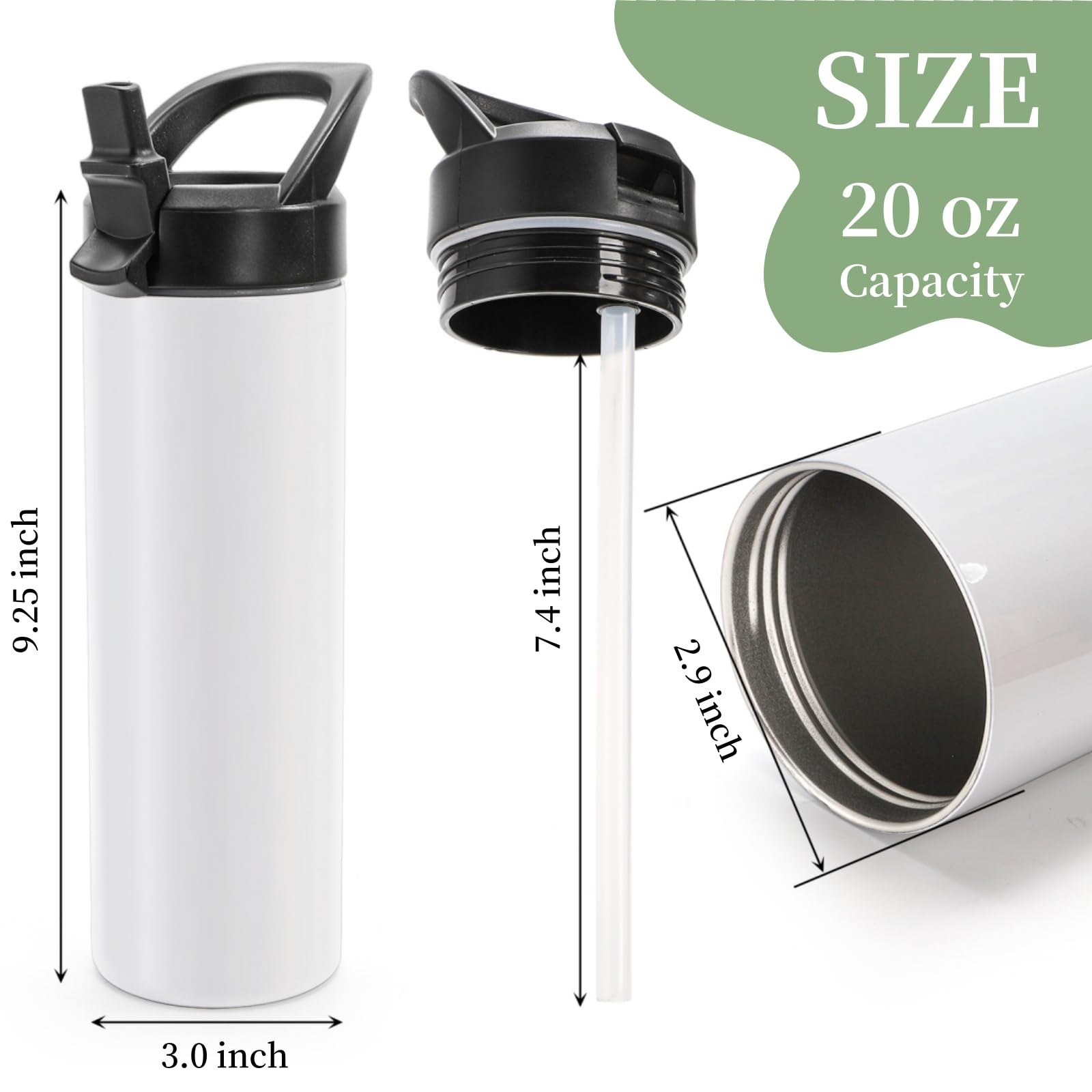 WRINGKIT tumbler flat bottom print area enables crisp sublimation designs.