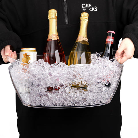 WRINGKIT mimosa bar setup using the ice bucket