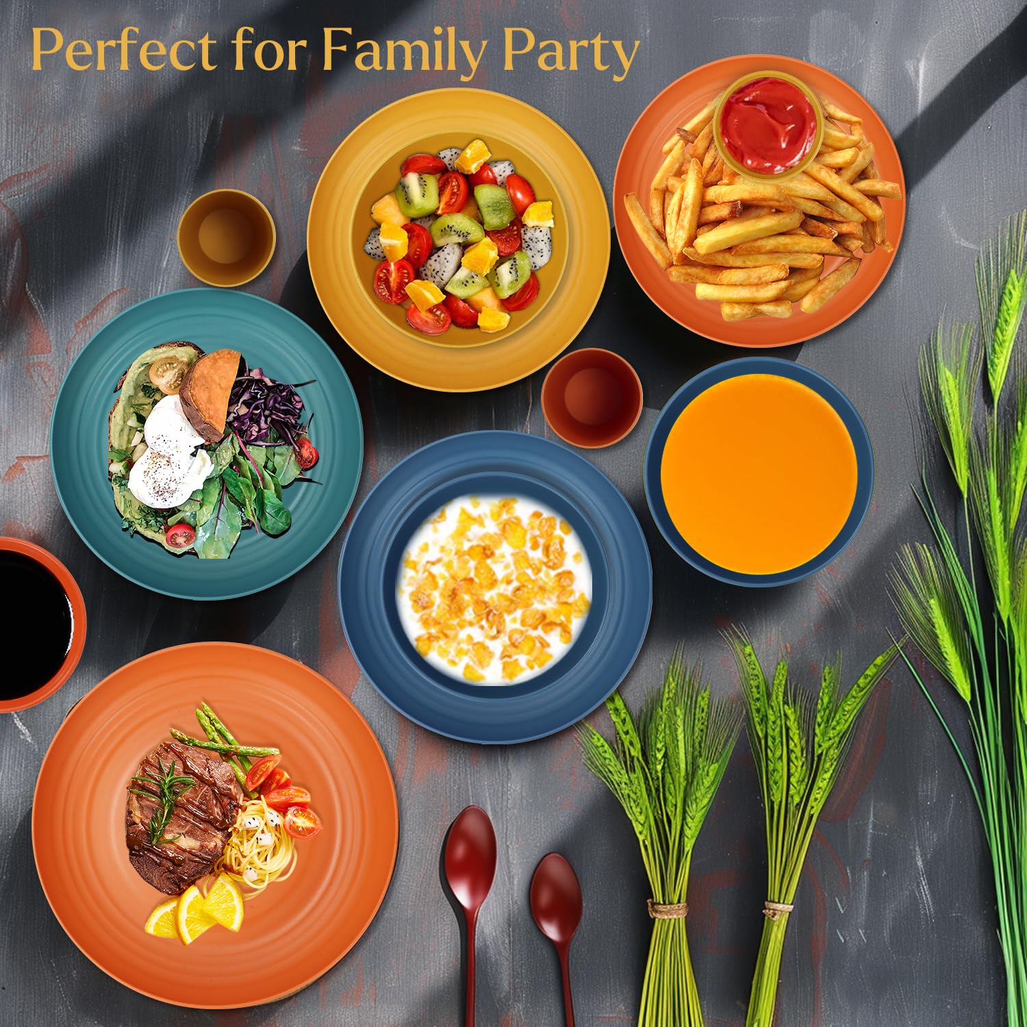 Wrova microwave-safe dishware, convenient for reheating meals.
