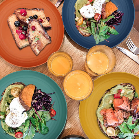Wrova plates kid-friendly design for family meals.
