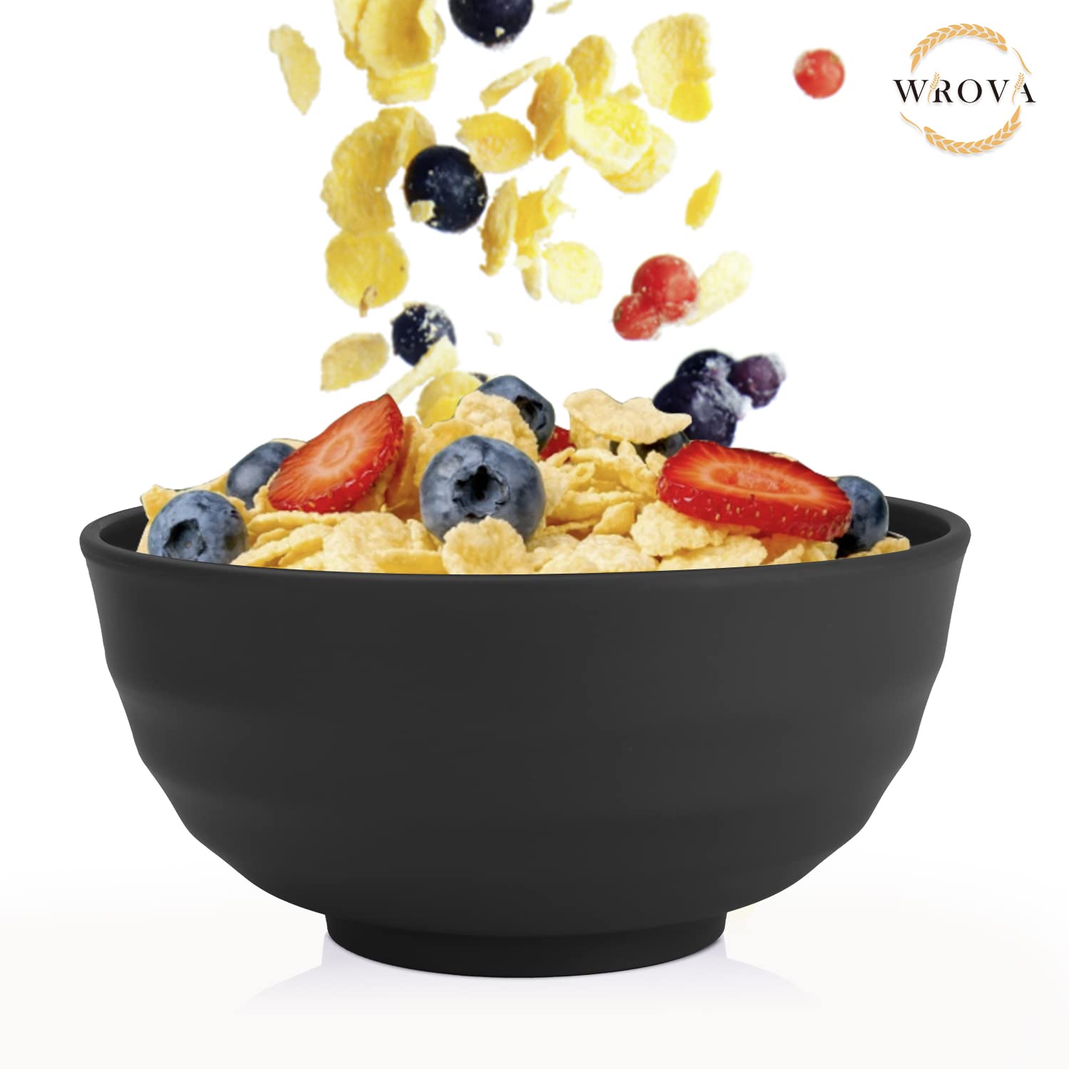 Wrova six color wheat straw bowls offering playful tableware options