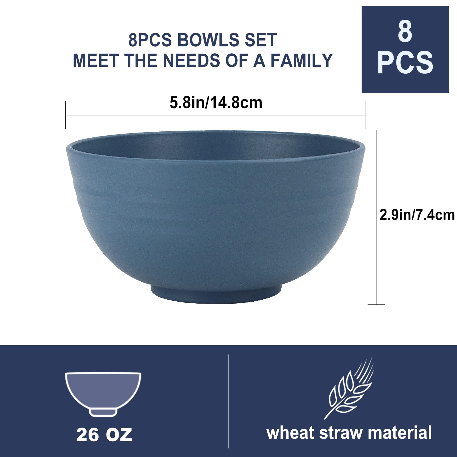 Wrova bowls with smooth edges for comfortable daily use