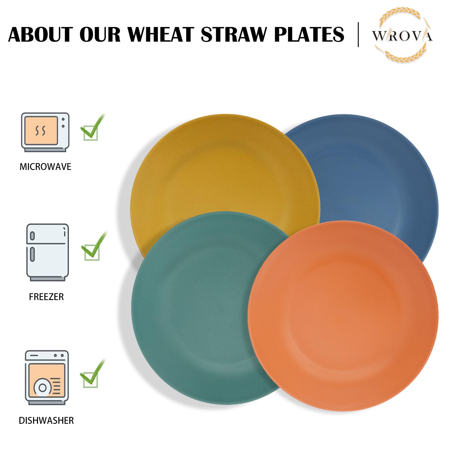 Wrova eco-friendly dinnerware ideal for outdoor picnics