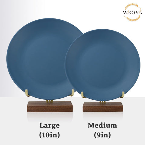 Wrova lightweight plates near a backpack for camping dining