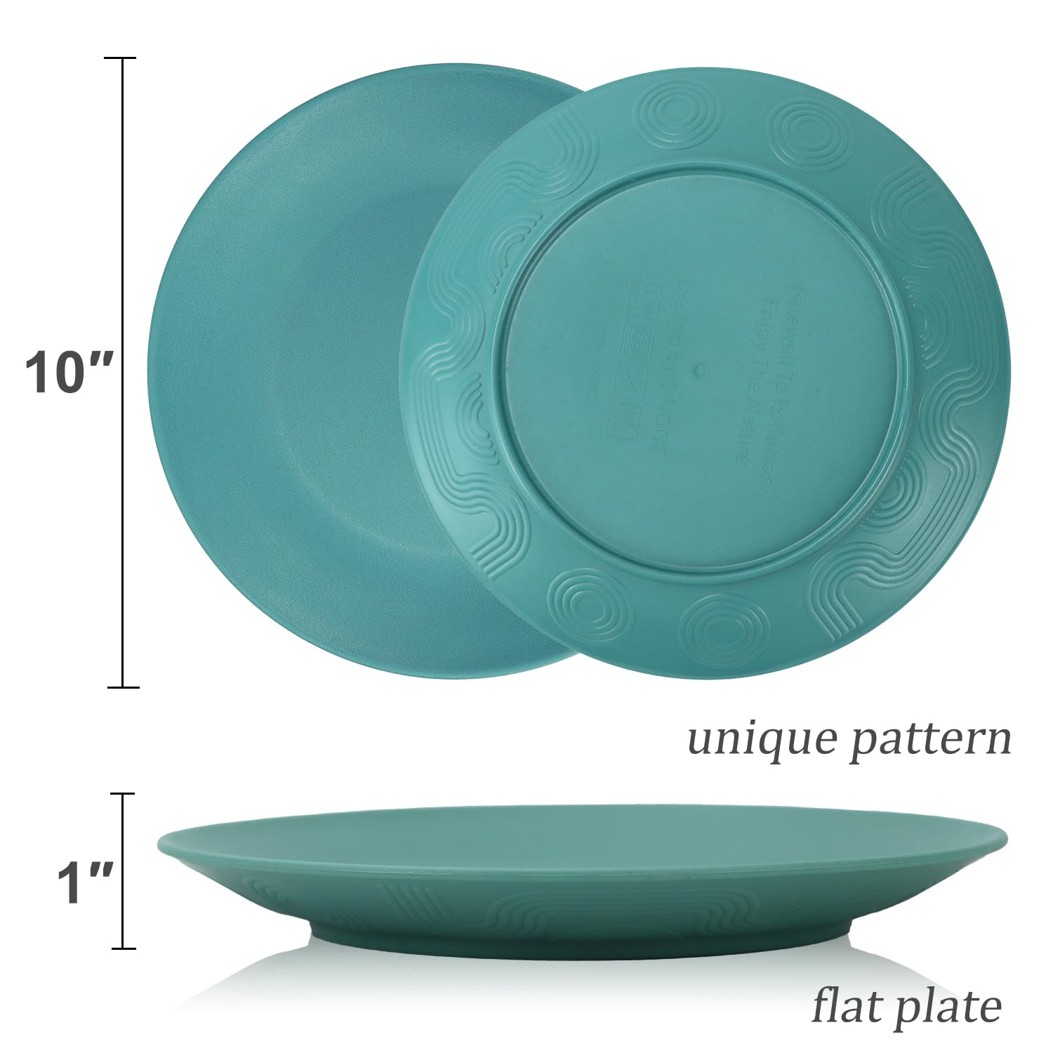 Wrova wheat straw plates in use, microwave-safe everyday meals