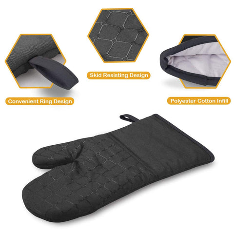 Wsedor complete set offers practical protection for baking, cooking, and BBQ tasks.