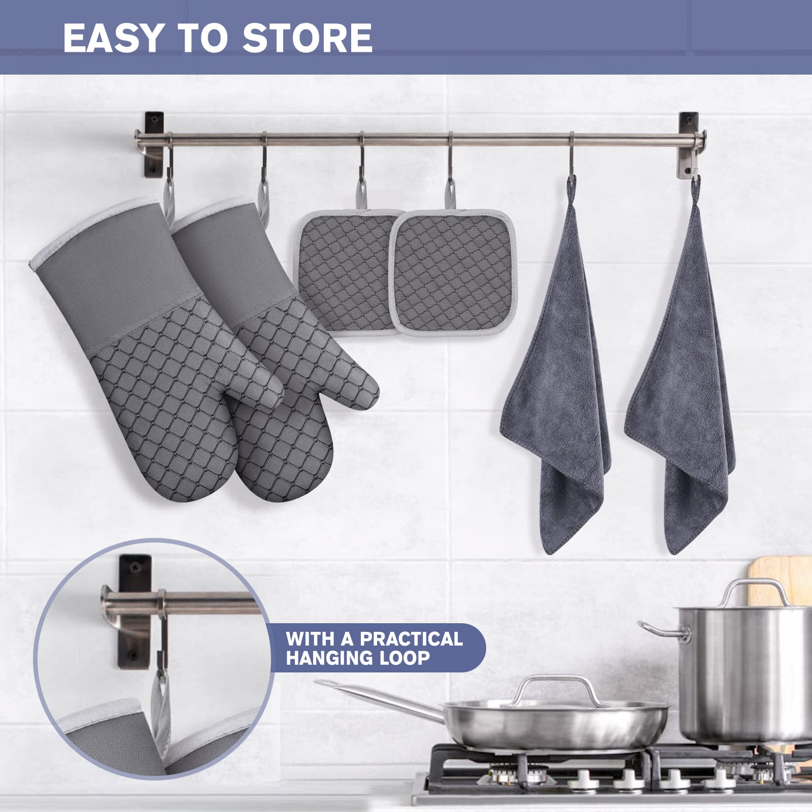 WSedor hanging loops enable organized storage when not in use