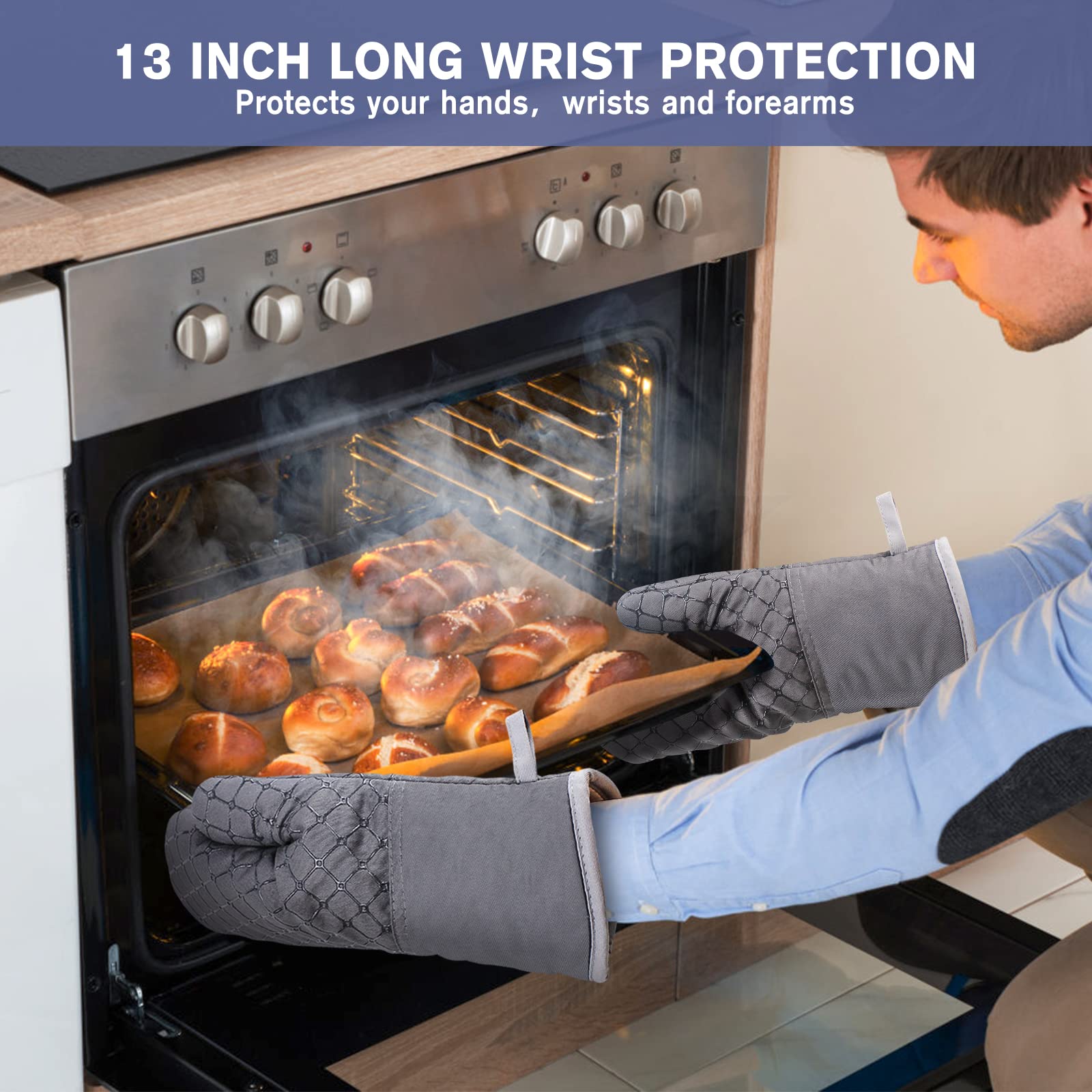 WSedor kitchen towels pair for quick heat-safe drying and handling