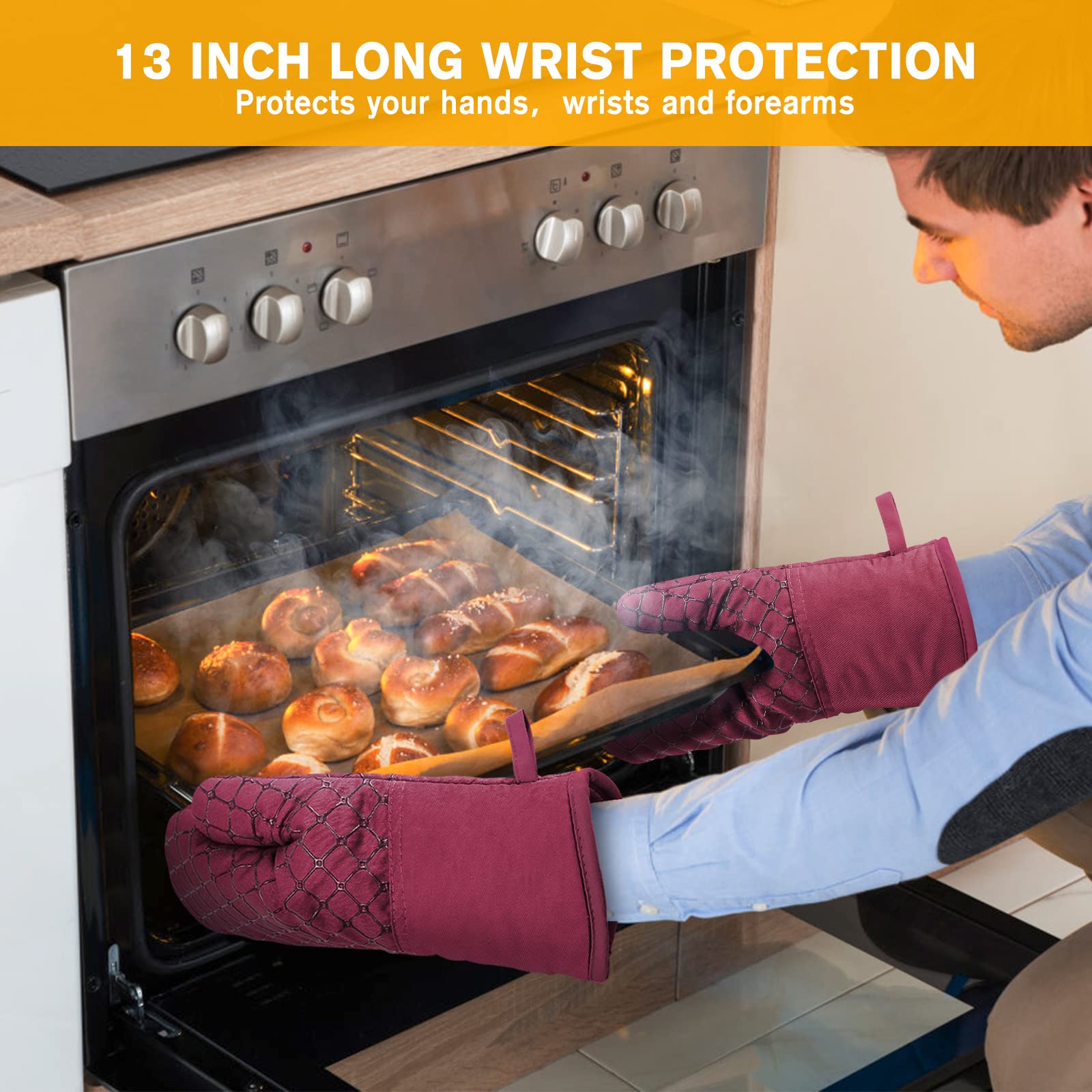 Wsedor kitchen towels in soft cotton for quick cleanup and drying.