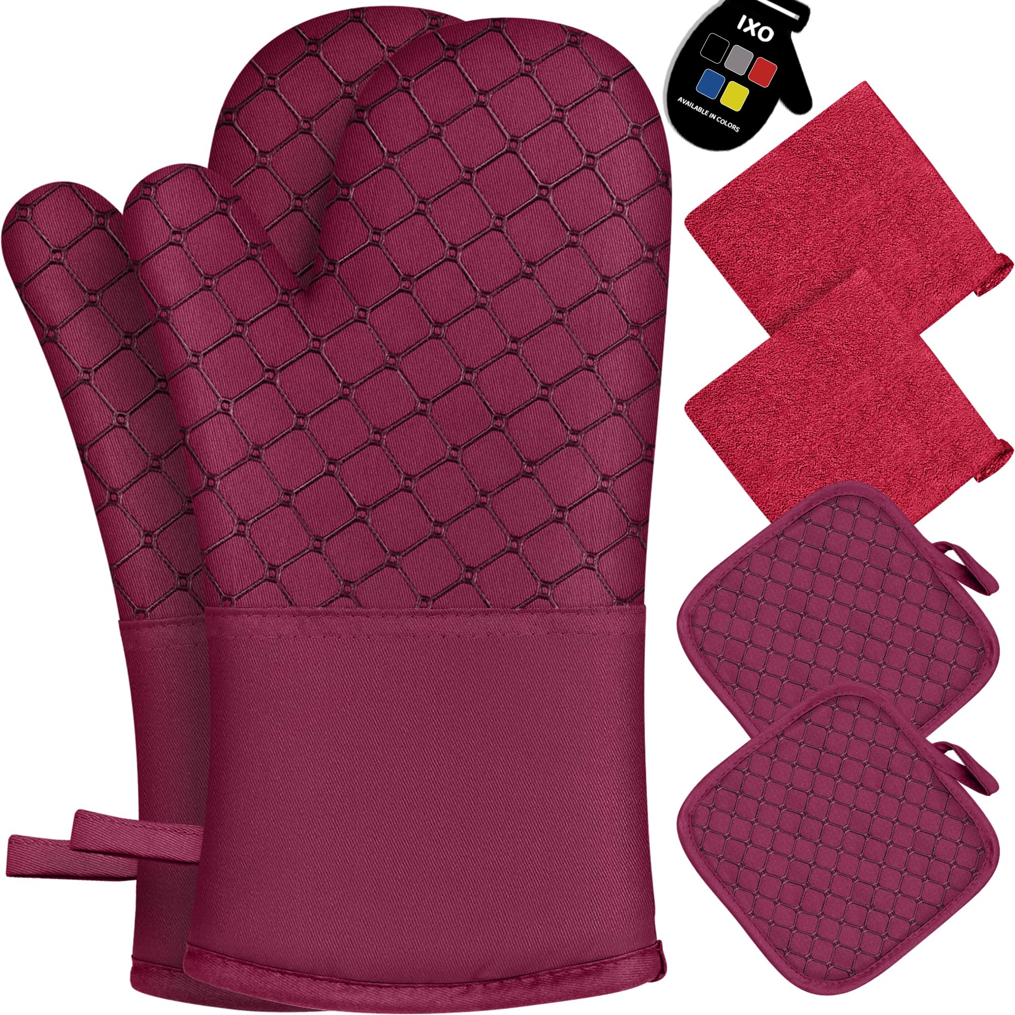 Wsedor oven mitts demonstrate 500°F heat resistance for safe handling.
