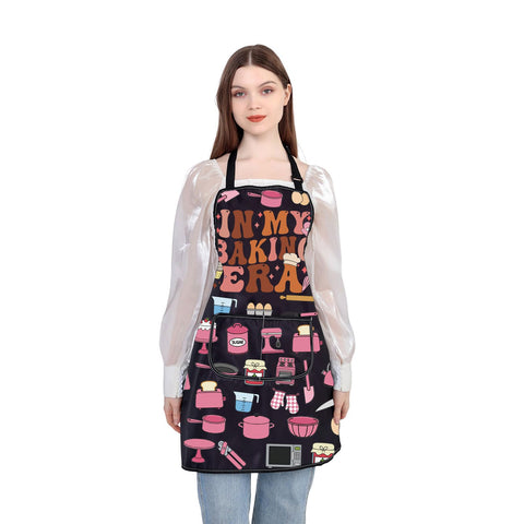 WSNANG Baking Era Apron provides full-coverage protection from splashes.