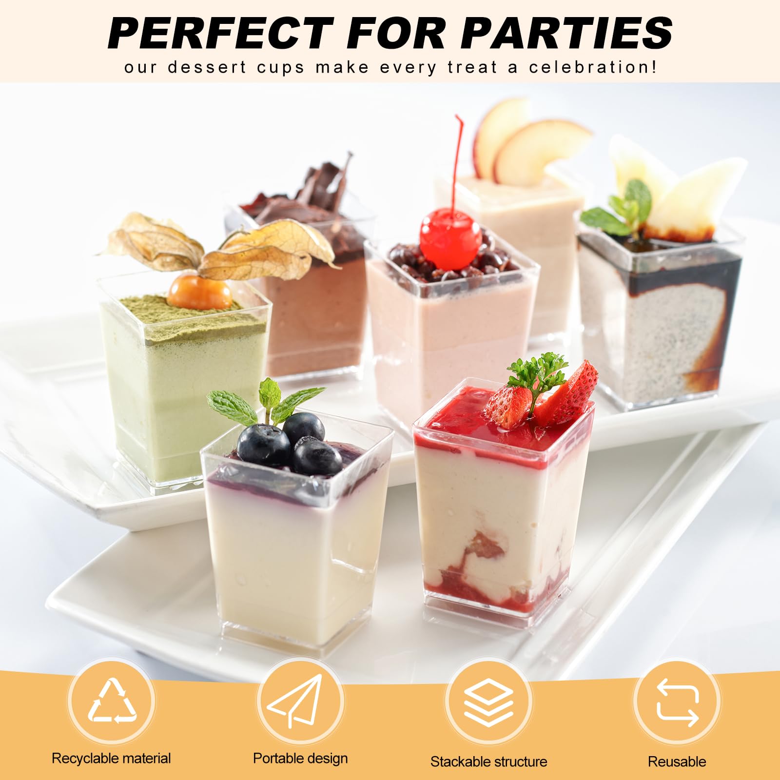 wtarabur dessert assembly mousse parfait image demonstrates layered presentation.