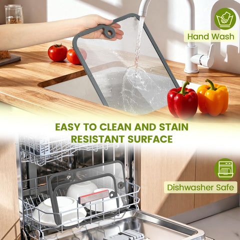 WTXHOP dishwasher-safe surface simplifies cleaning after meals.