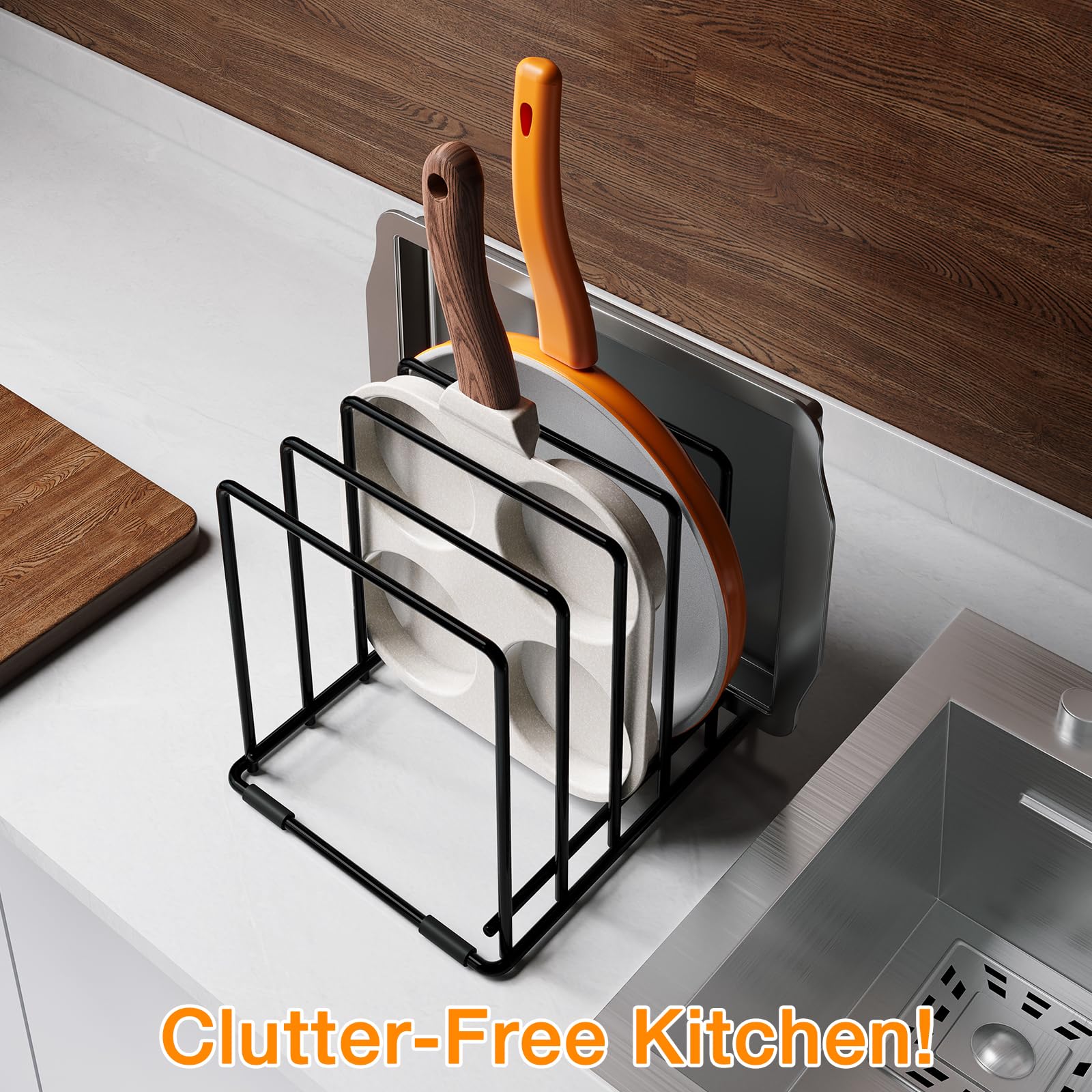 WUGEUSCH organized kitchen workflow enables faster prep and reach.