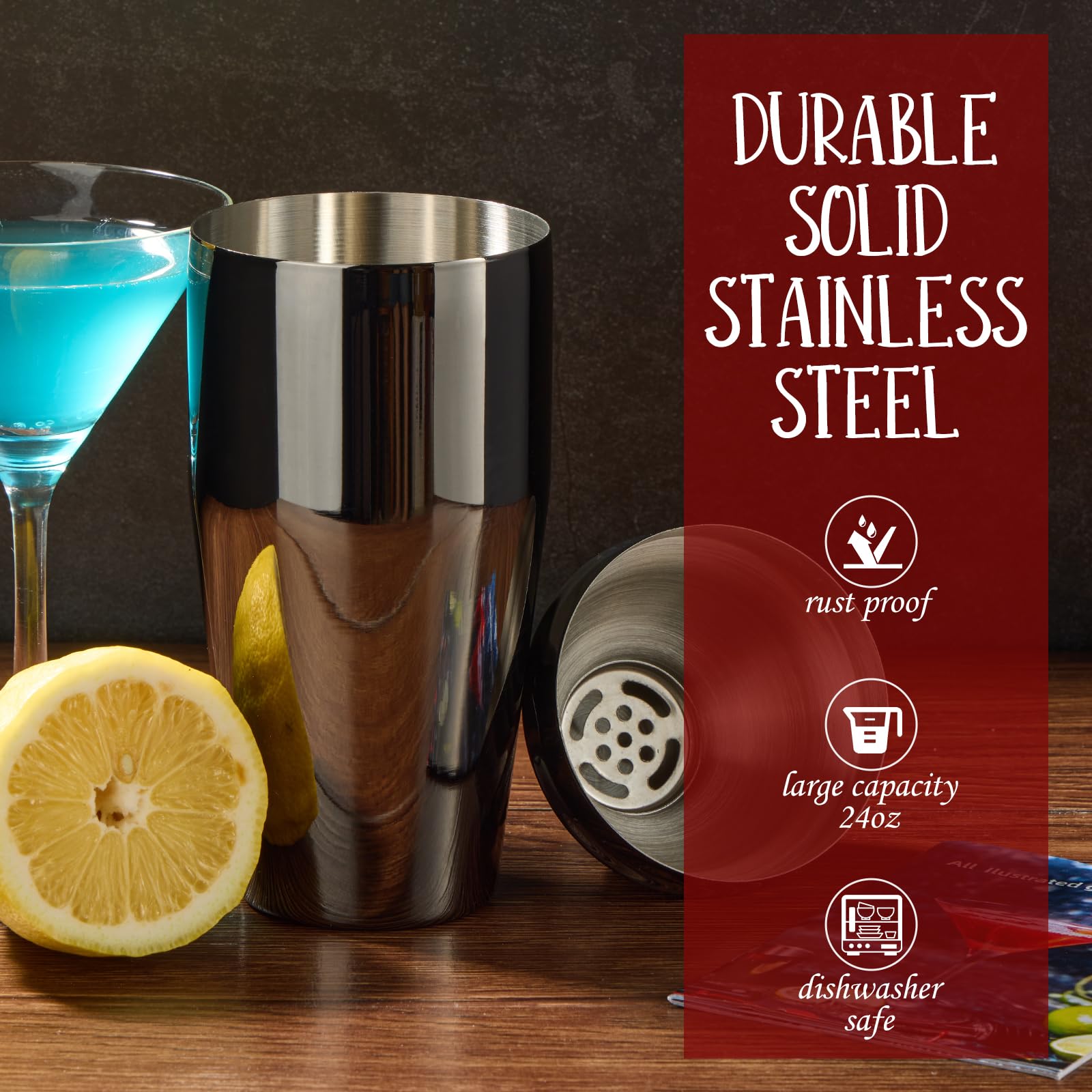 Wukuna bar spoon and muddler for layering flavors with ease.