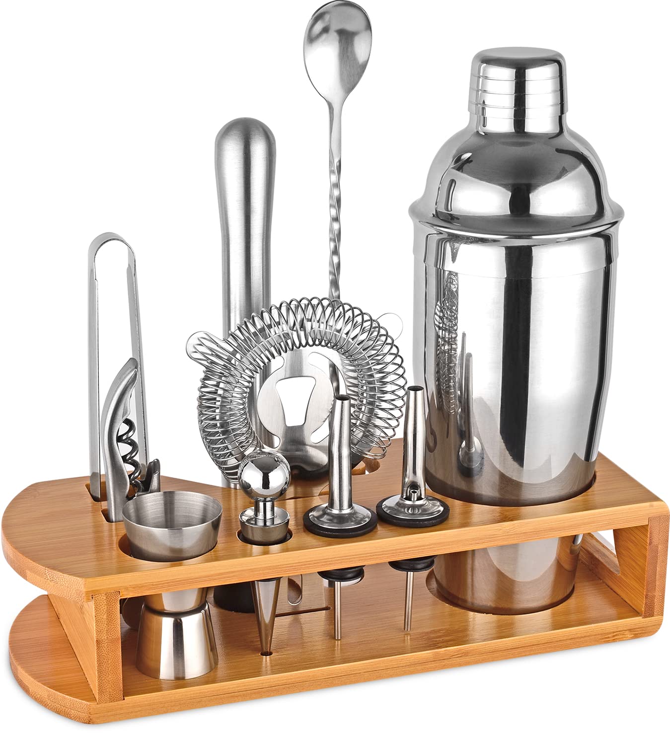 Wukuna cocktail shaker 24oz for precise, effortless mixing at home bar