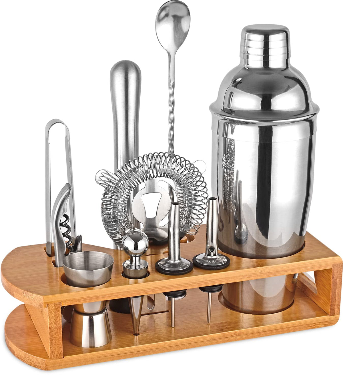 Wukuna cocktail shaker 24oz for precise, effortless mixing at home bar
