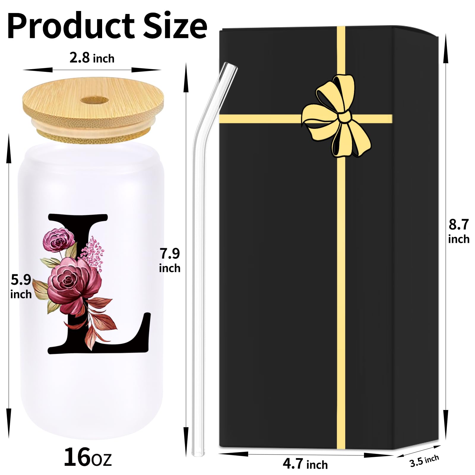 Wulcea customizable 16oz cup ships in elegant packaging for a memorable present