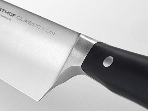 Wüsthof Classic Ikon 6in knife edge delivers sharp, long-lasting performance.