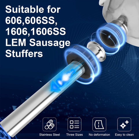 Wutfly tubes fit LEM models 606, 606SS, 1606, 1606SS.