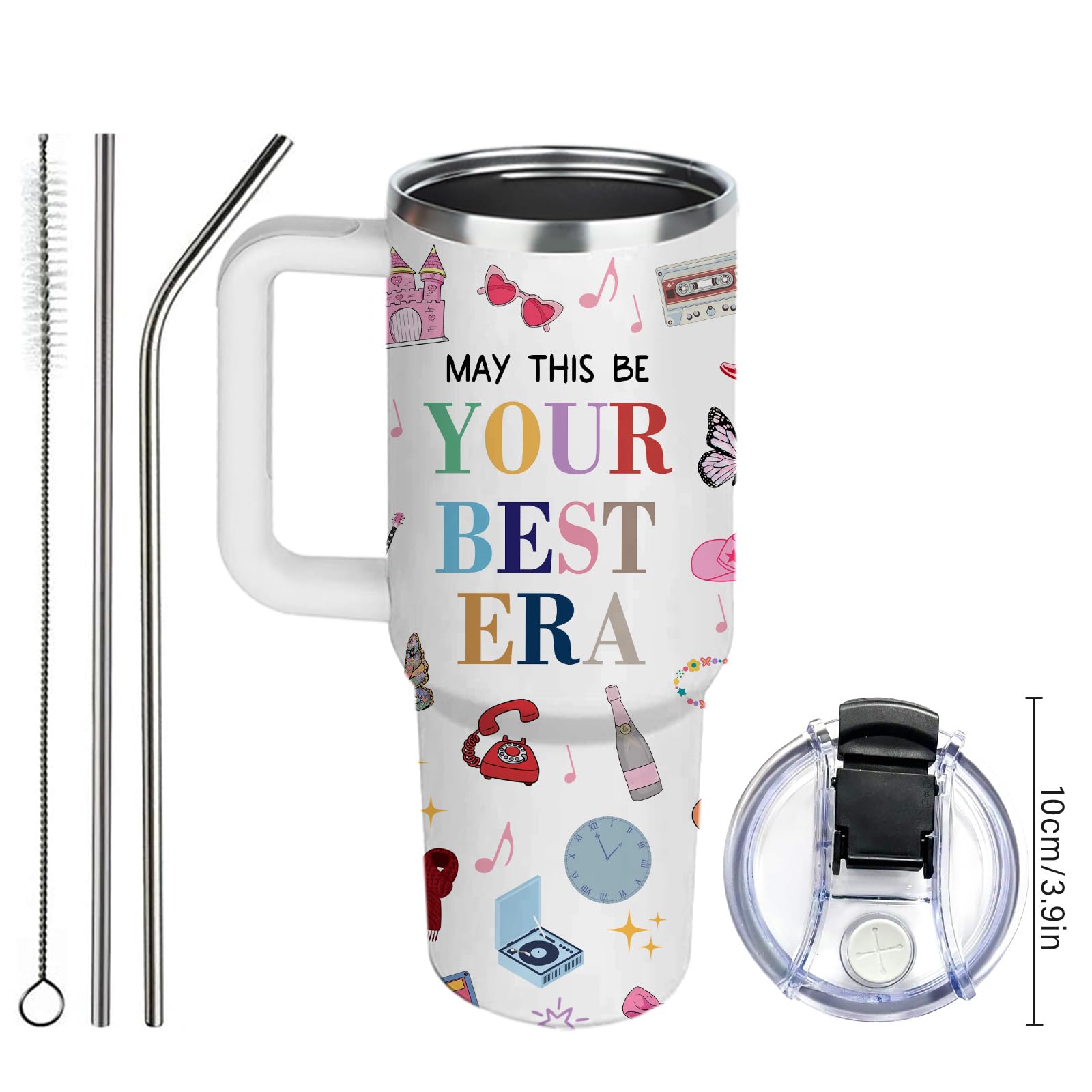 WWHSAI Includes two stainless steel straws for versatility