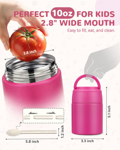 WXXM includes a detachable fork for on-the-go meals.
