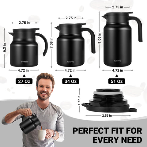 WYHVAND one-handed pour carafe for convenient serving