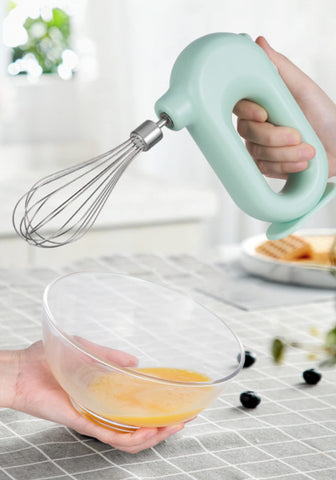 Wynboop Mini hand mixer USB rechargeable system for cord-free operation