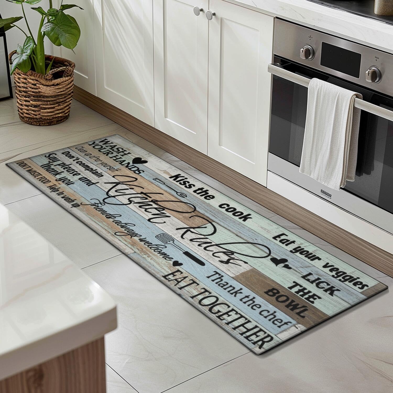 Wyoansfhd farmhouse rug set adds cozy texture and farmhouse charm
