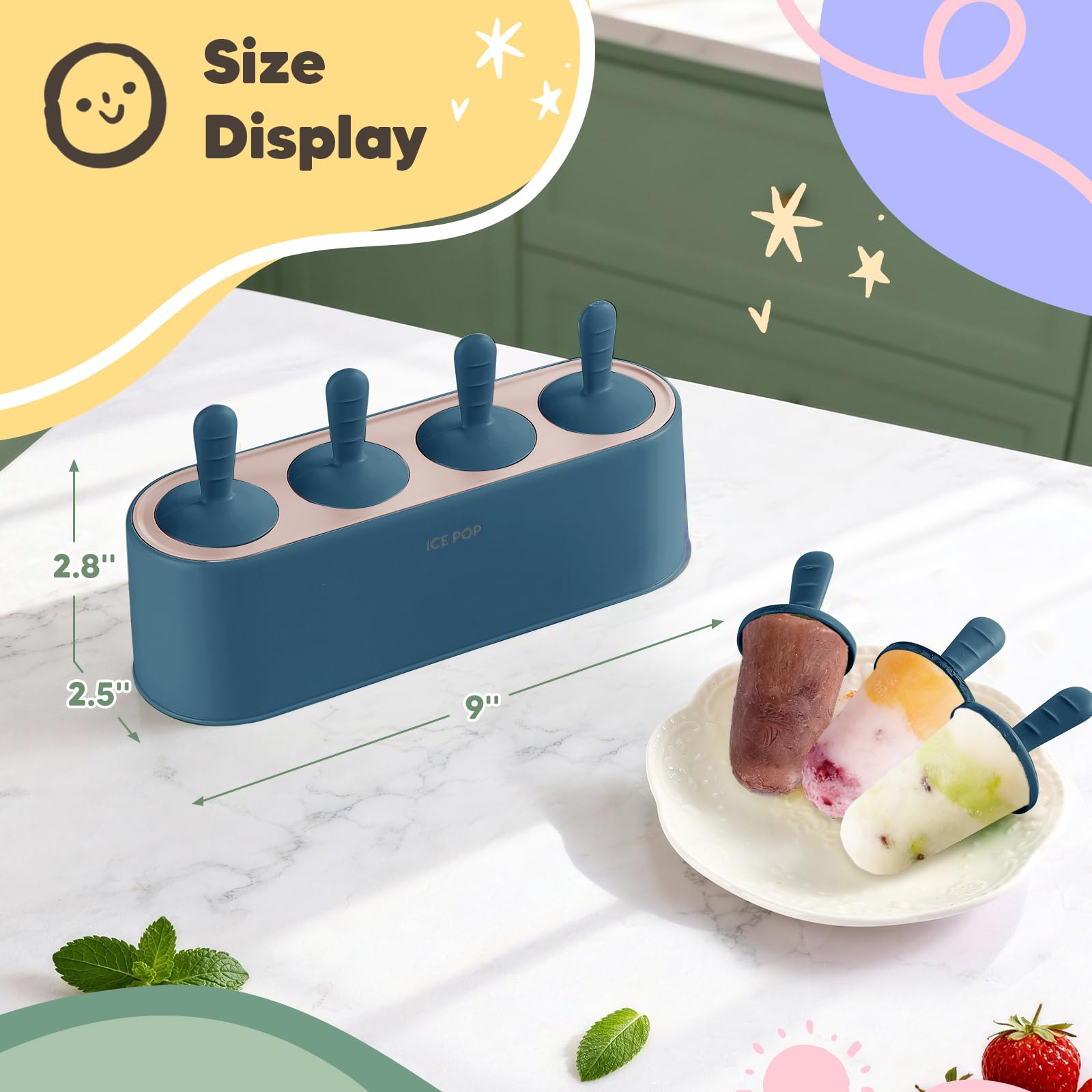 WYOK built-in drip tray keeps hands clean.