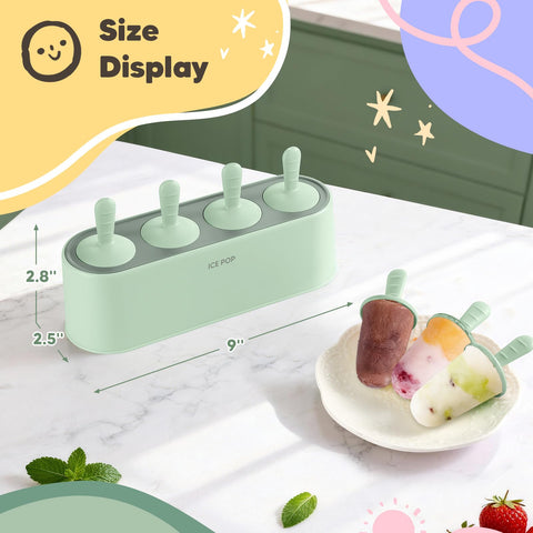 WYOK food-grade silicone ensures safe, durable freezing and easy cleaning.